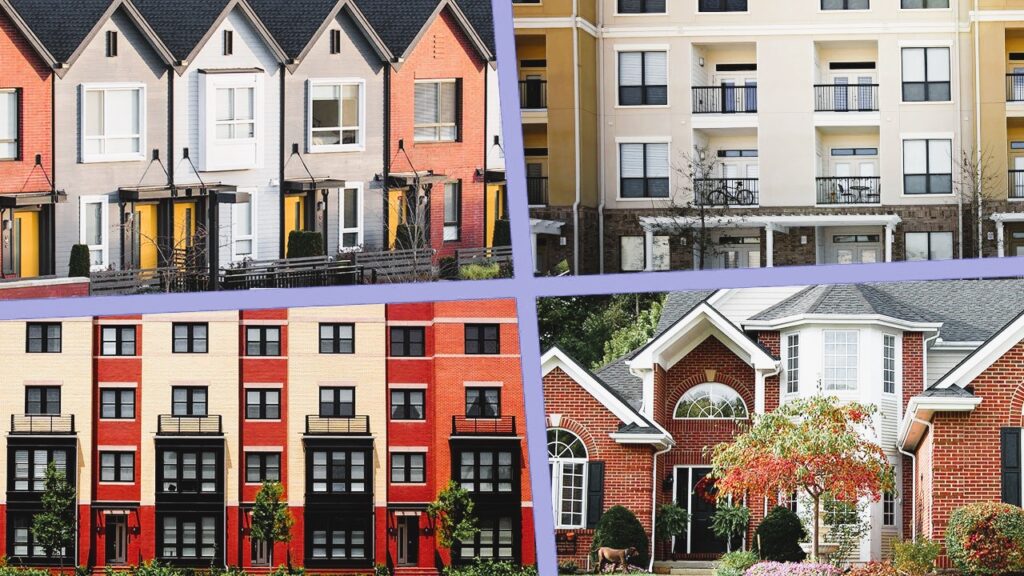 Condo vs. house vs. townhouse vs. apartment