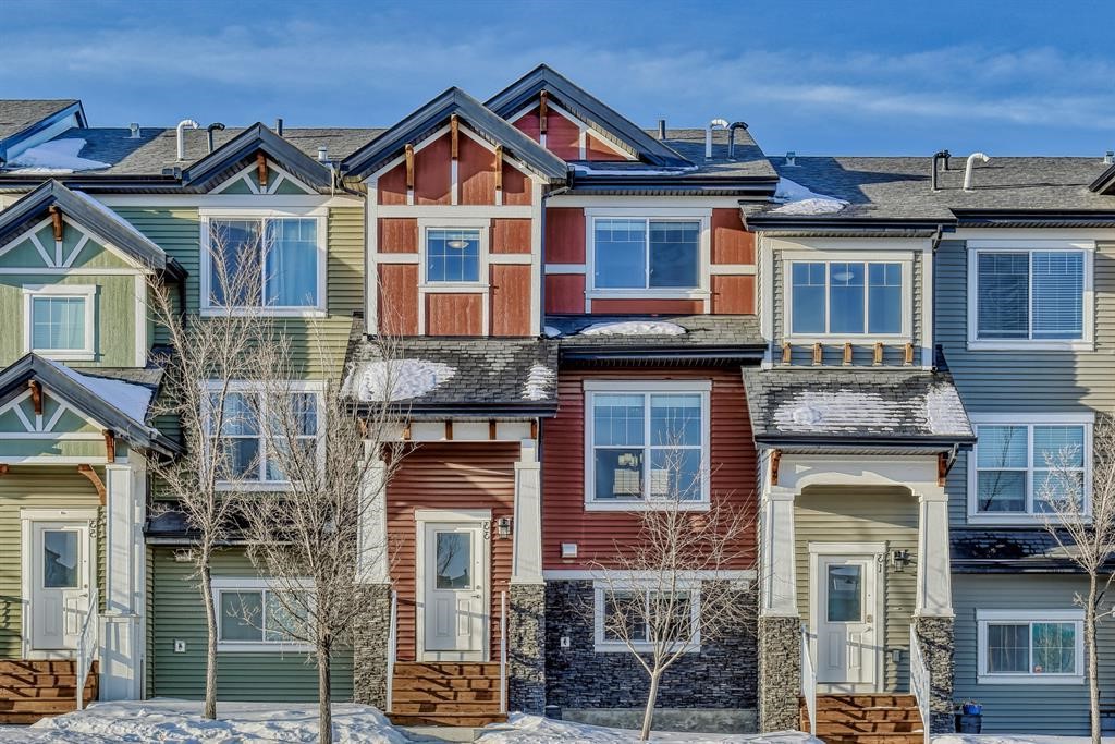 Exterior of townhouses